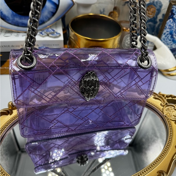 🆕 KURT GEIGER LONDON 🧿 NWOT Mini Kensington Crossbody Bag, Light Purp - Picture 4 of 16